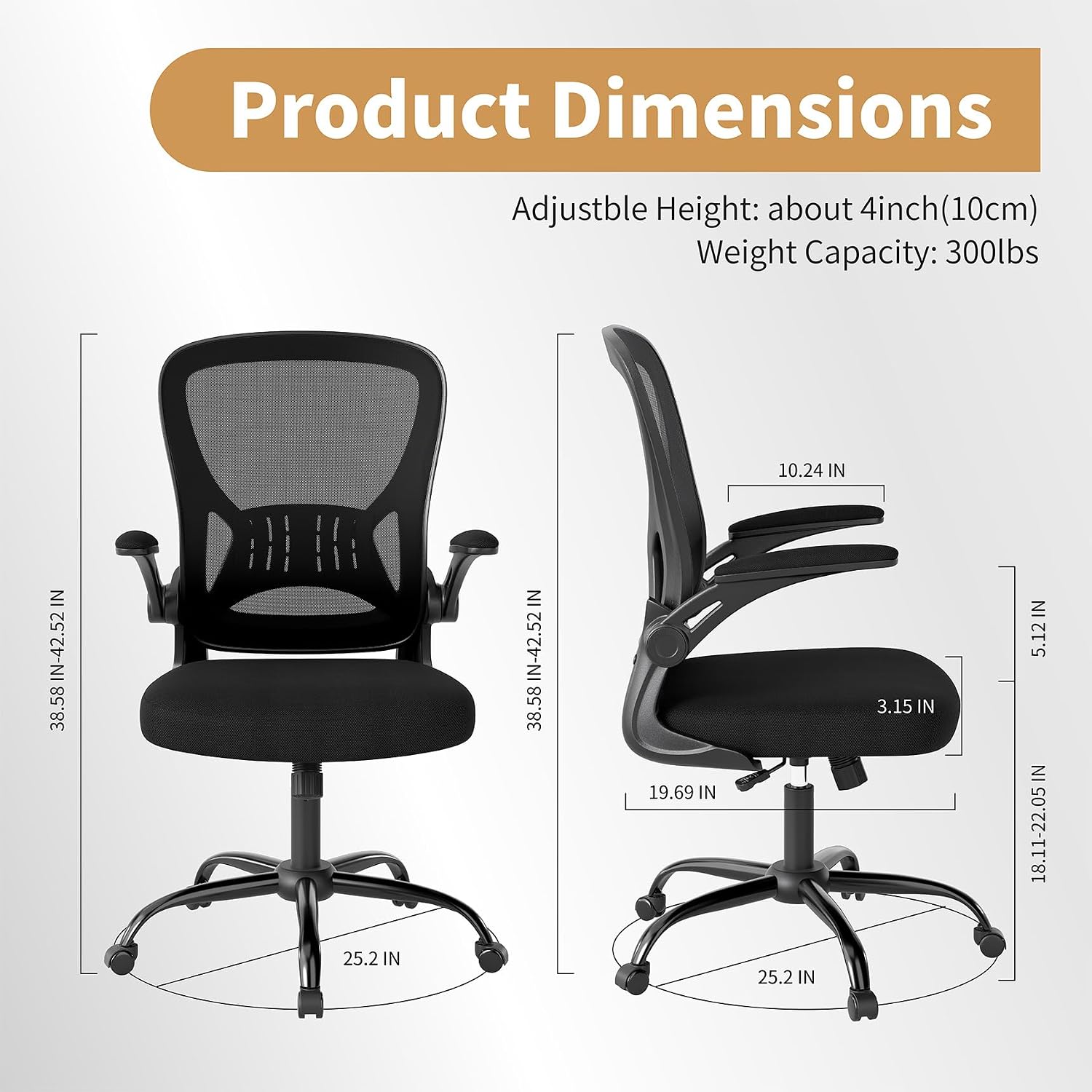 Office Chair Set of 10, Ergono - огляд і ціна Desk Setup Height