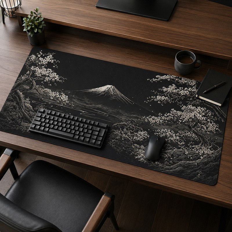 Mouse Pad Gamer Black Gold Fuj - огляд і ціна Zelda Desk Setup