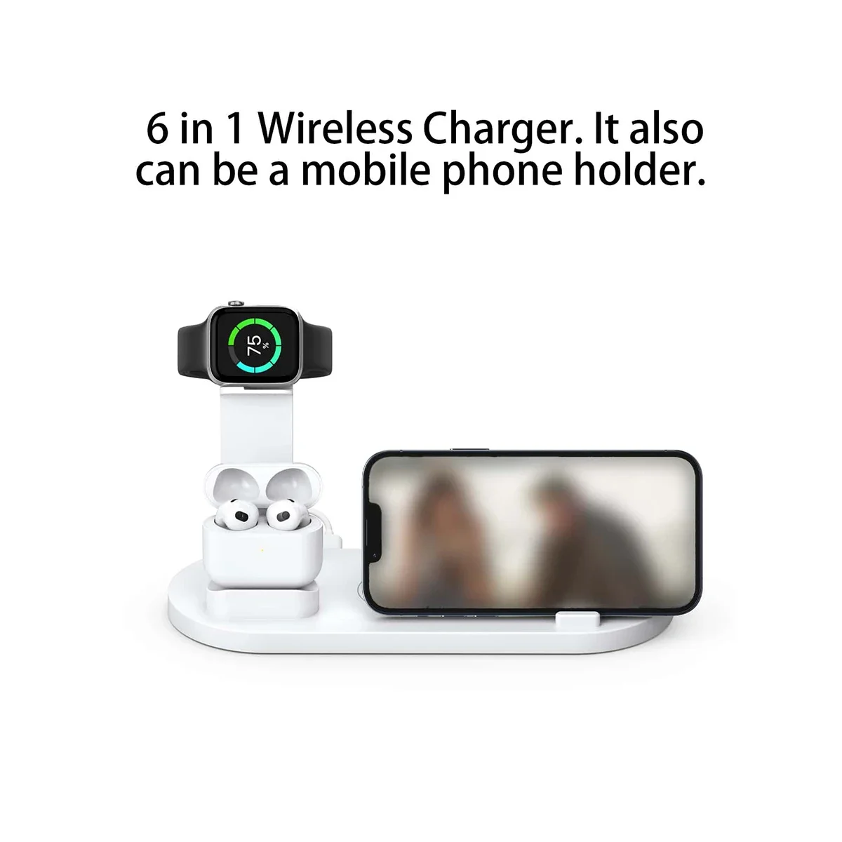7 In 1 Wireless Charger Stand  - огляд і ціна Desk Setup Apple