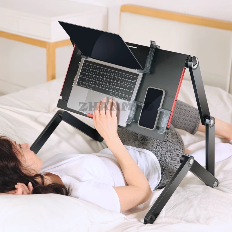 Lying Flat on The Bed, Laptop  - огляд і ціна Desk Setup Ideas