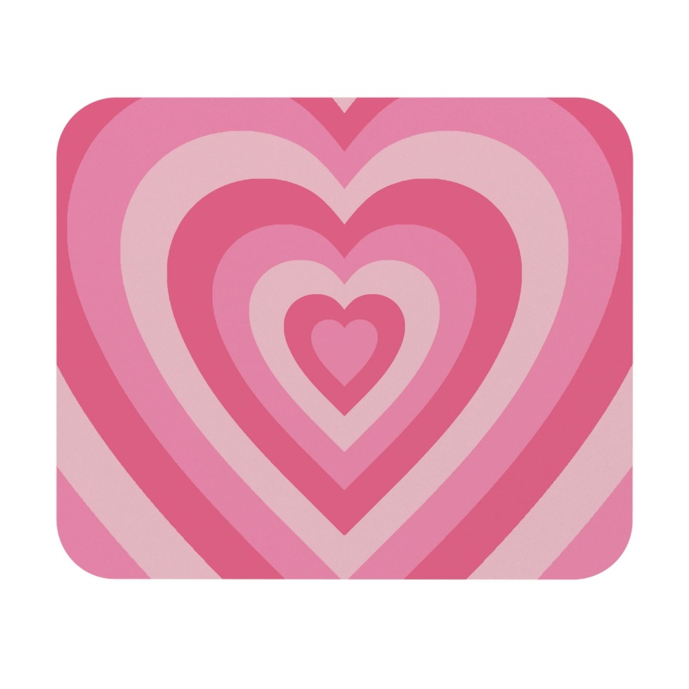 Retro Heart Mouse Pad | aesthe - огляд і ціна Desk Setup Girly