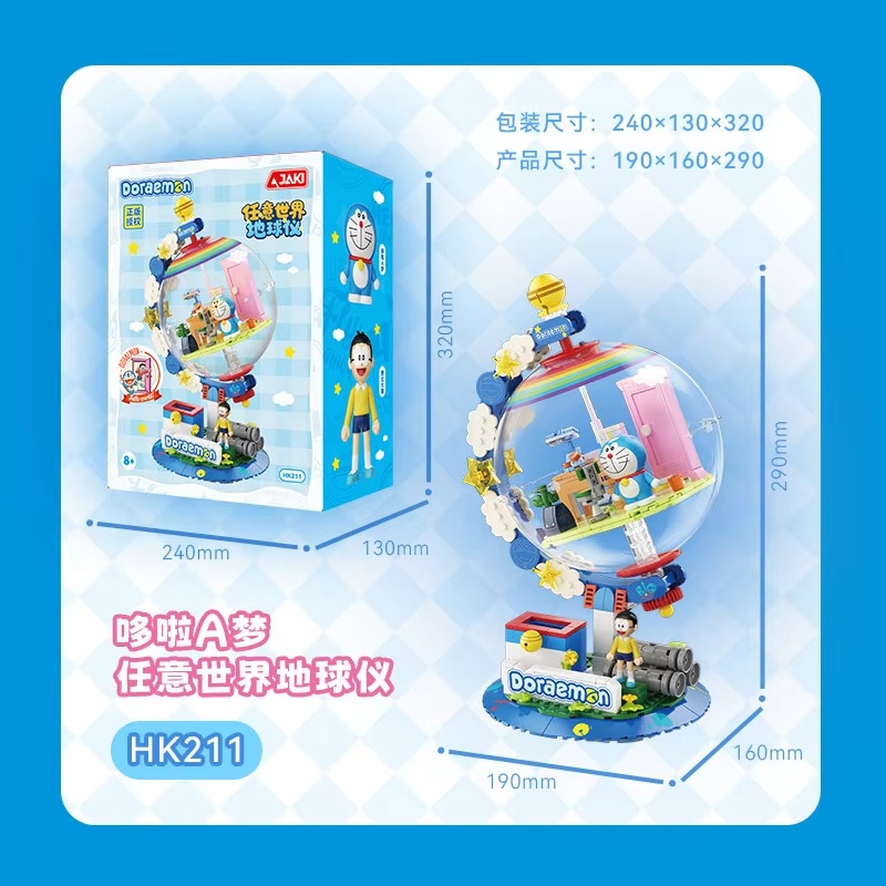 JAKI Doraemon Licensed Globe B - огляд і ціна Desk Setup Lighting